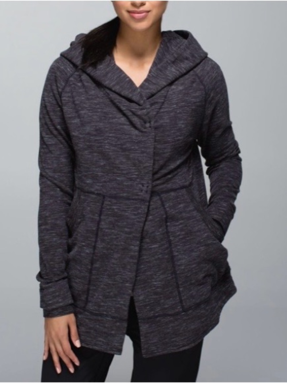 Lululemon Find Your Centre Wrap Heathered Marled Black 4